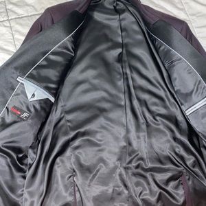 J. Ferrar maroon blazer. It is a slim fit